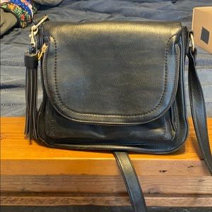 Black crossbody purse
